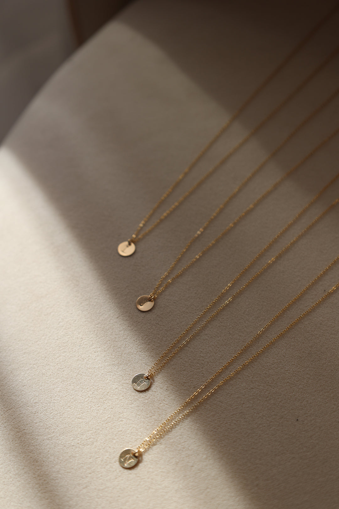 Gold Filled Initial Necklace