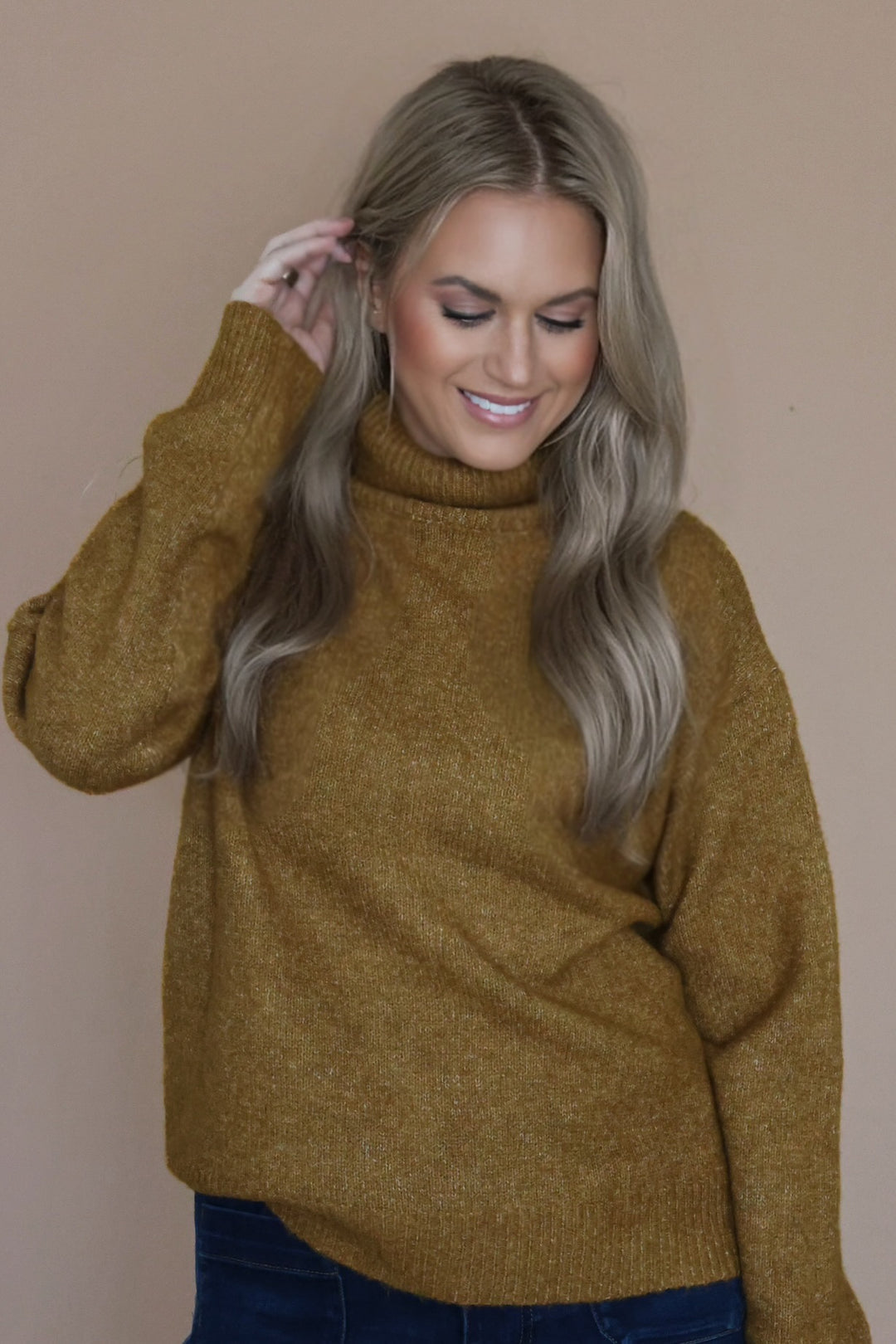 Good Thing Sweater- Camel (FINAL SALE)