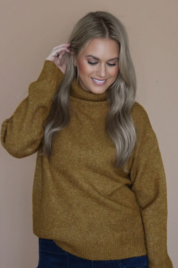 Good Thing Sweater- Camel (FINAL SALE)