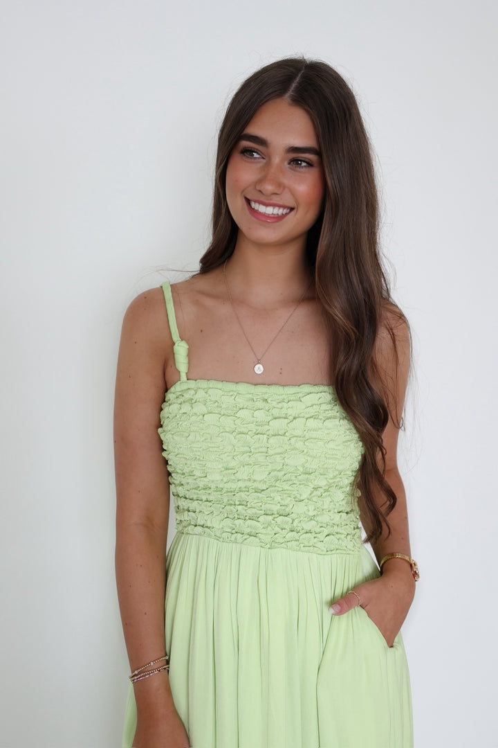 Jo Smocked Maxi Dress