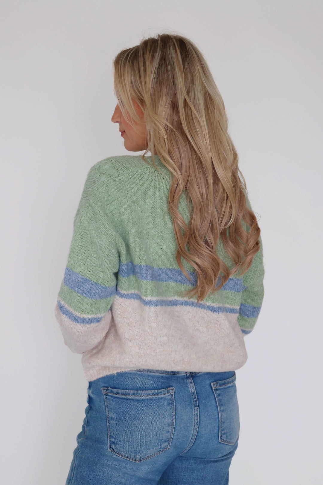 Miranda Sweater- Green-(FINAL SALE)
