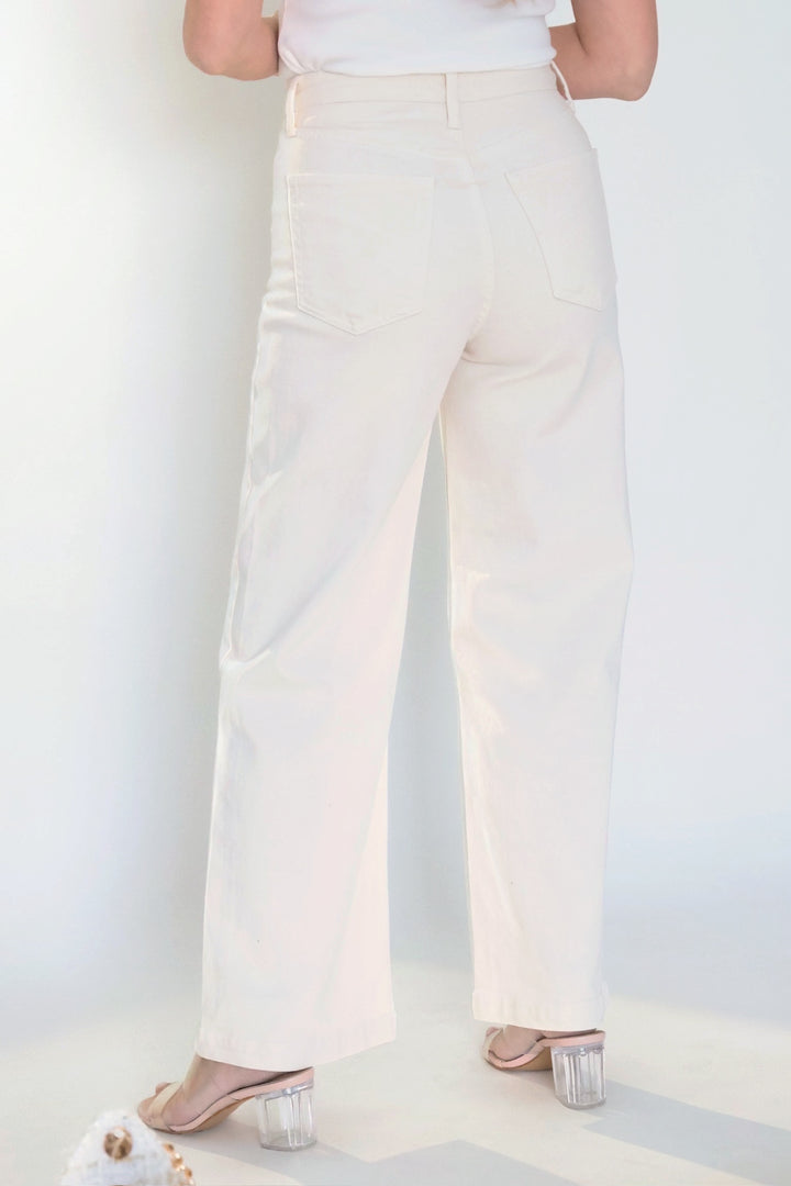 Melanie Jeans- Cream
