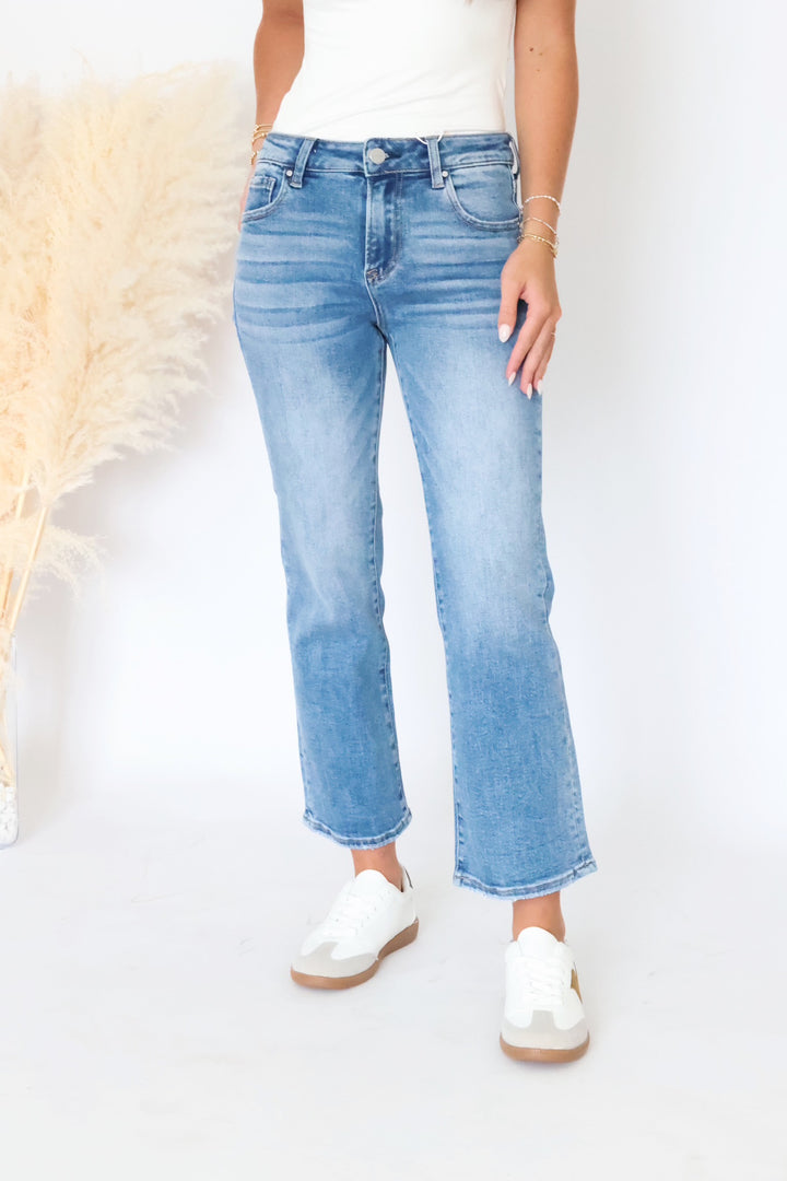 Melissa Crop Flare Jeans (FINAL SALE)