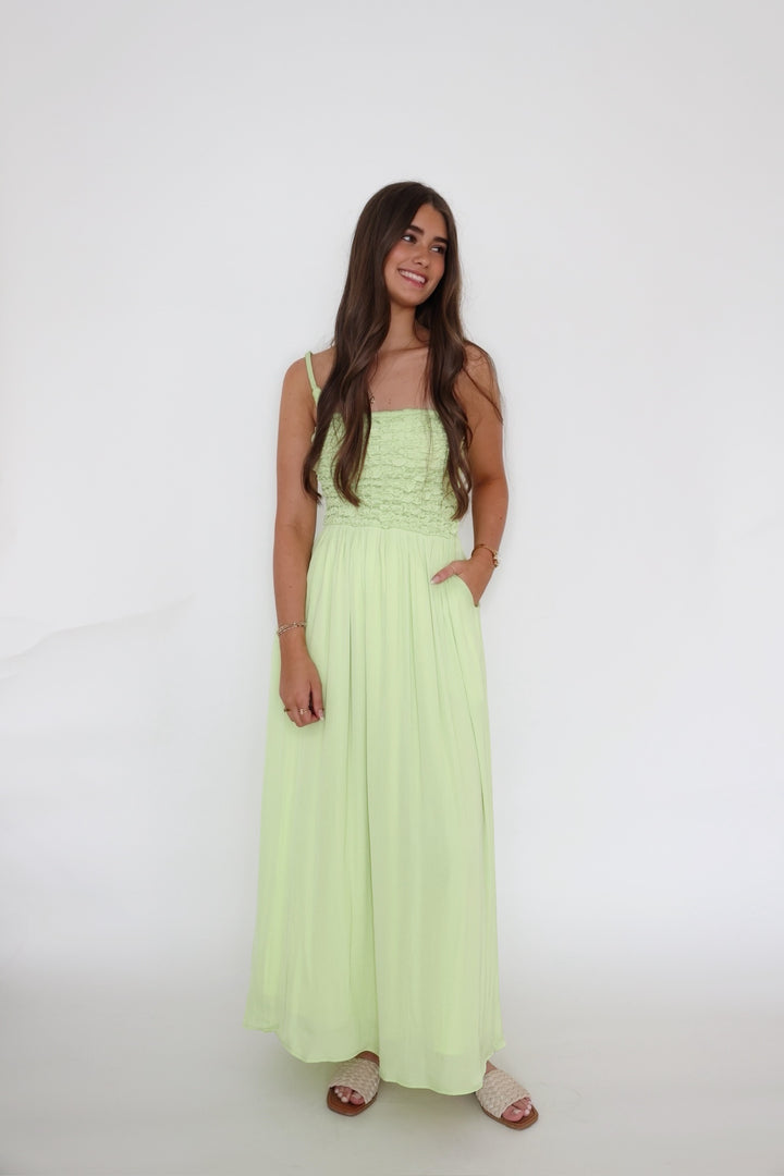 Jo Smocked Maxi Dress