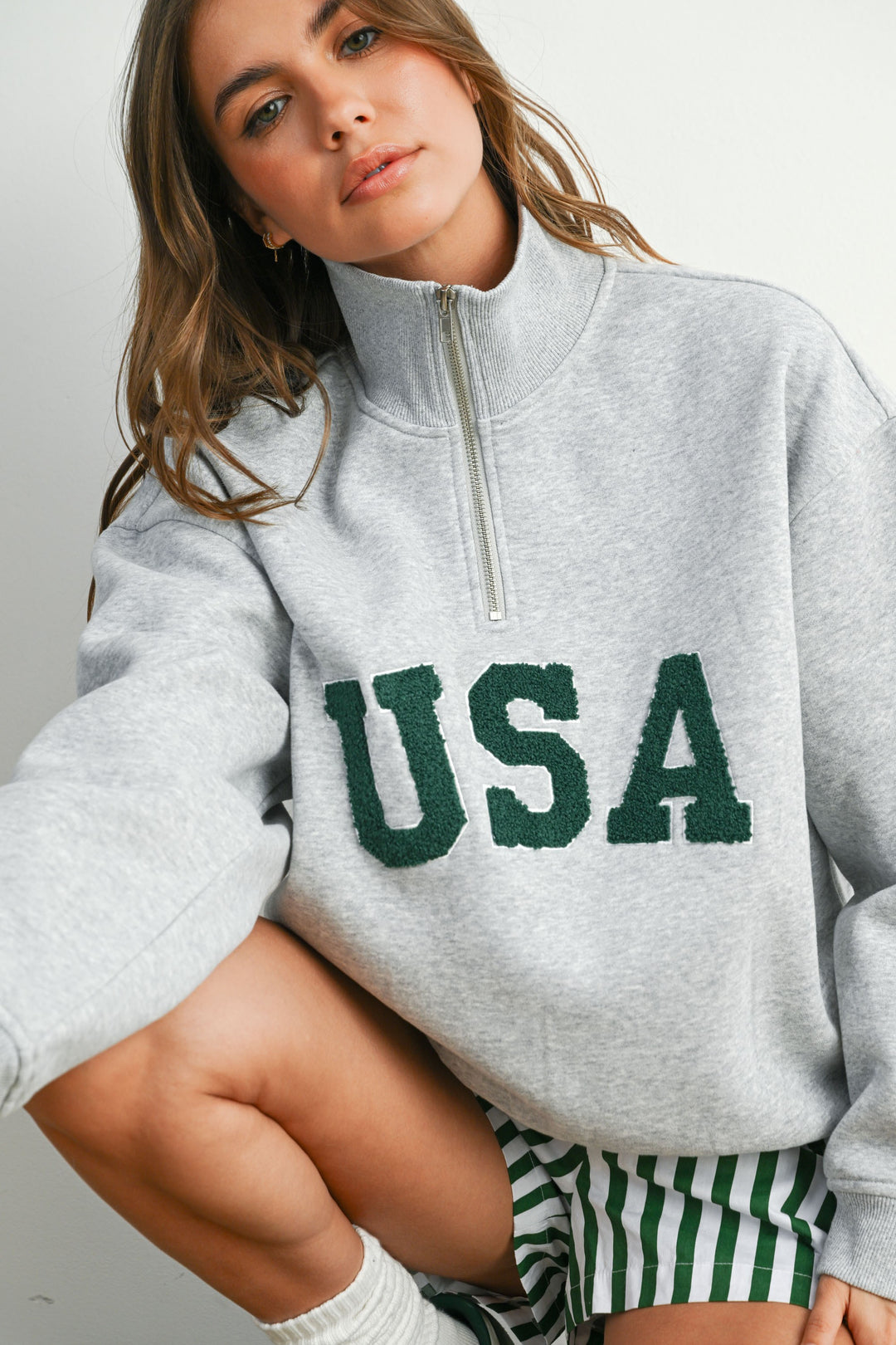 USA Zip Up