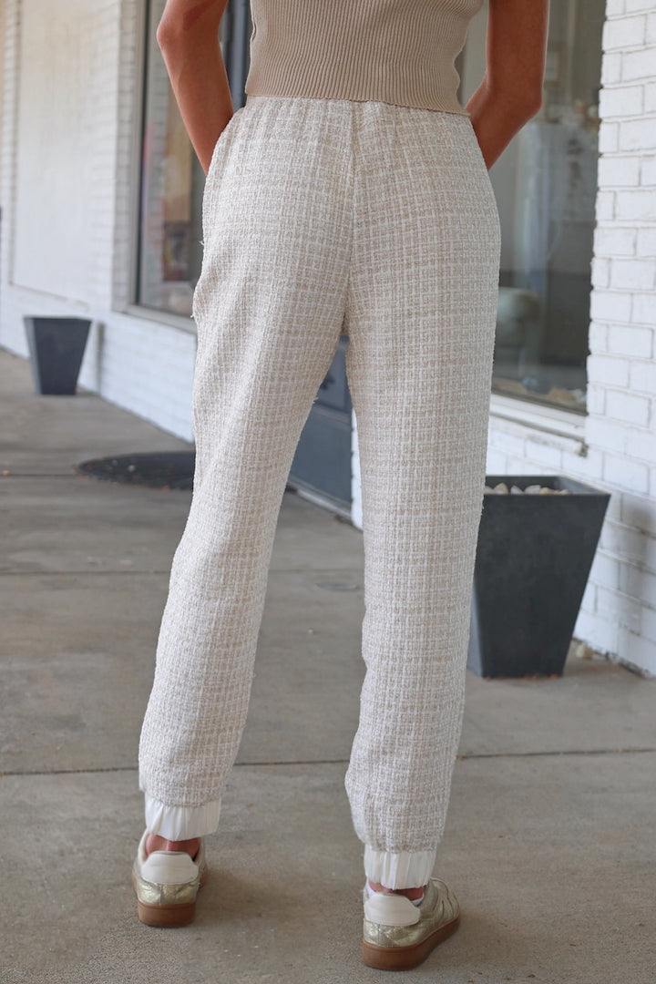 Tweed Joggers-final sale