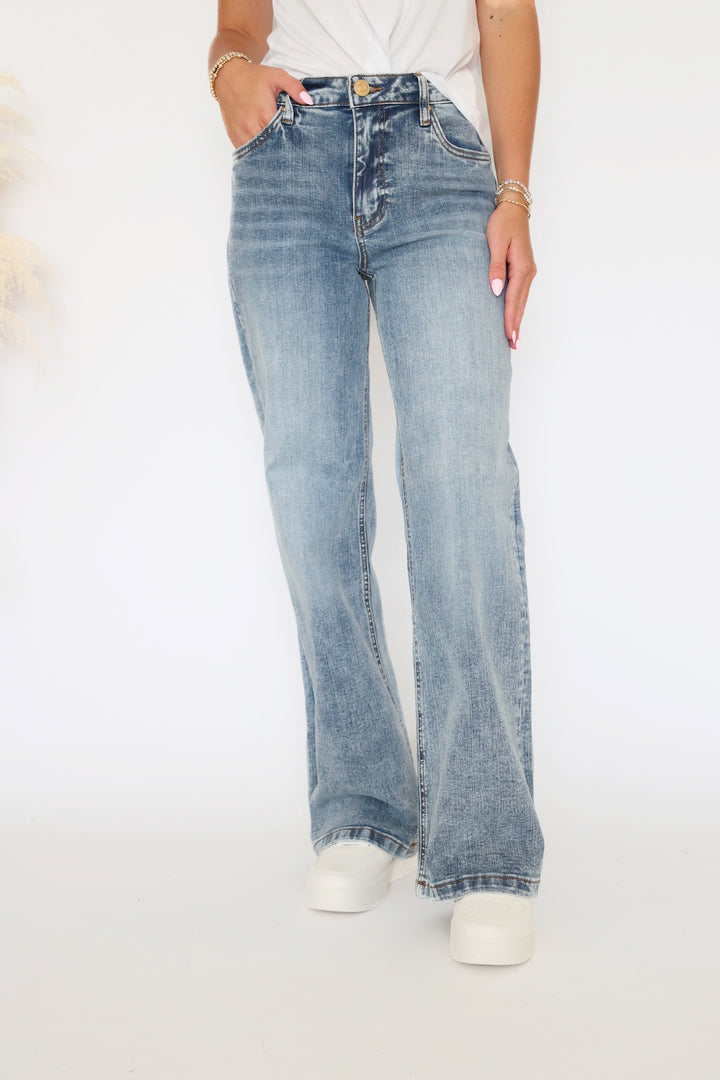 Jean  High Rise Wide Leg- Enforce