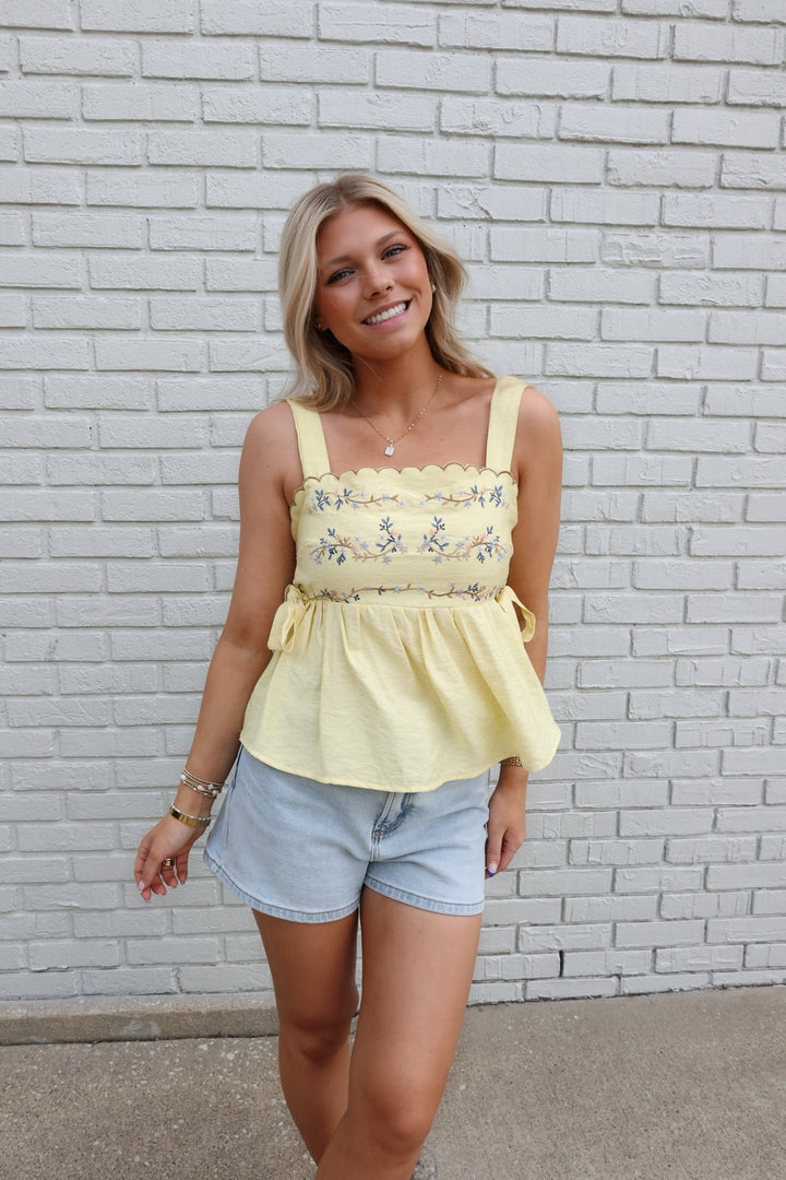 Maren Side Tie Top