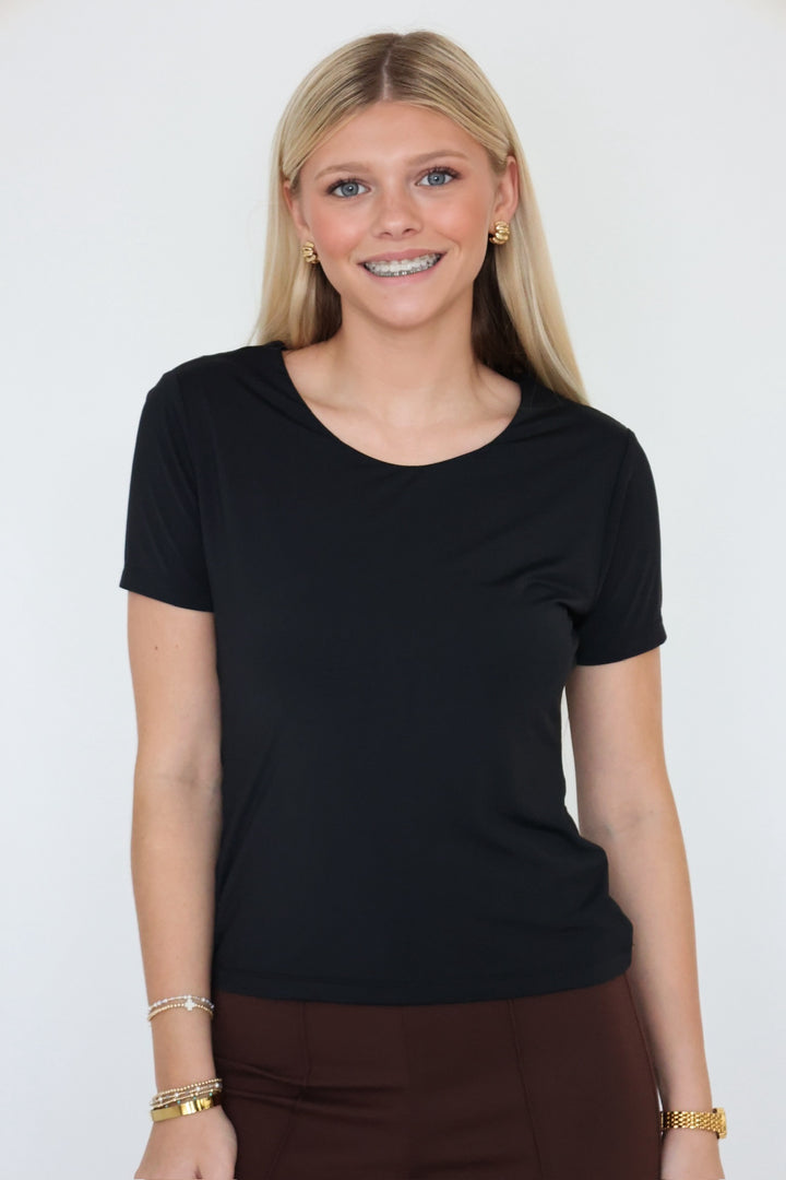 Seema T-Shirt- Black_(FINAL SALE)