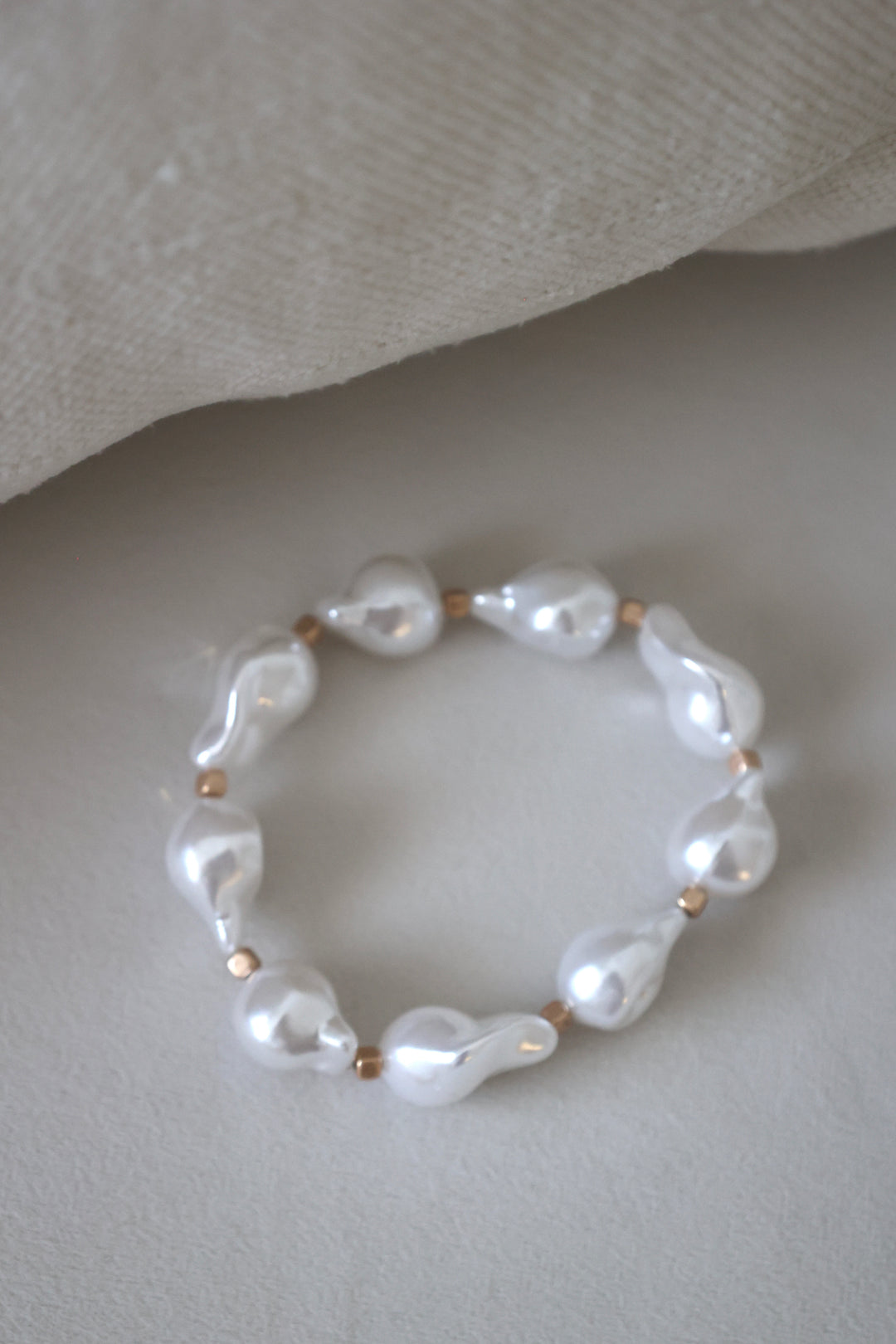 Baroque Pearl Stretch Bracelet