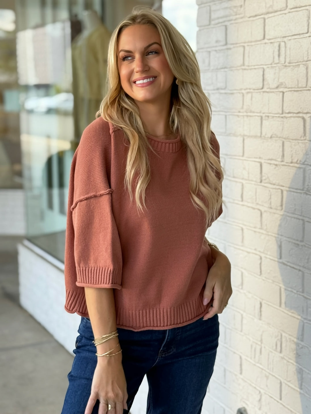 Gemma Knit Pullover - Sienna
