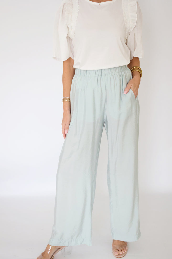 Paris Lounge Pant - Aquamarine (FINAL SALE)