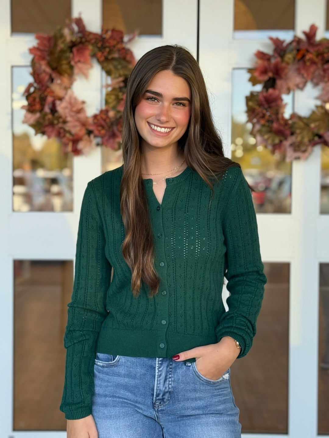 Martina Cardigan- Green