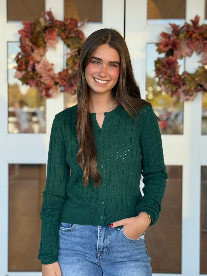 Martina Cardigan- Green