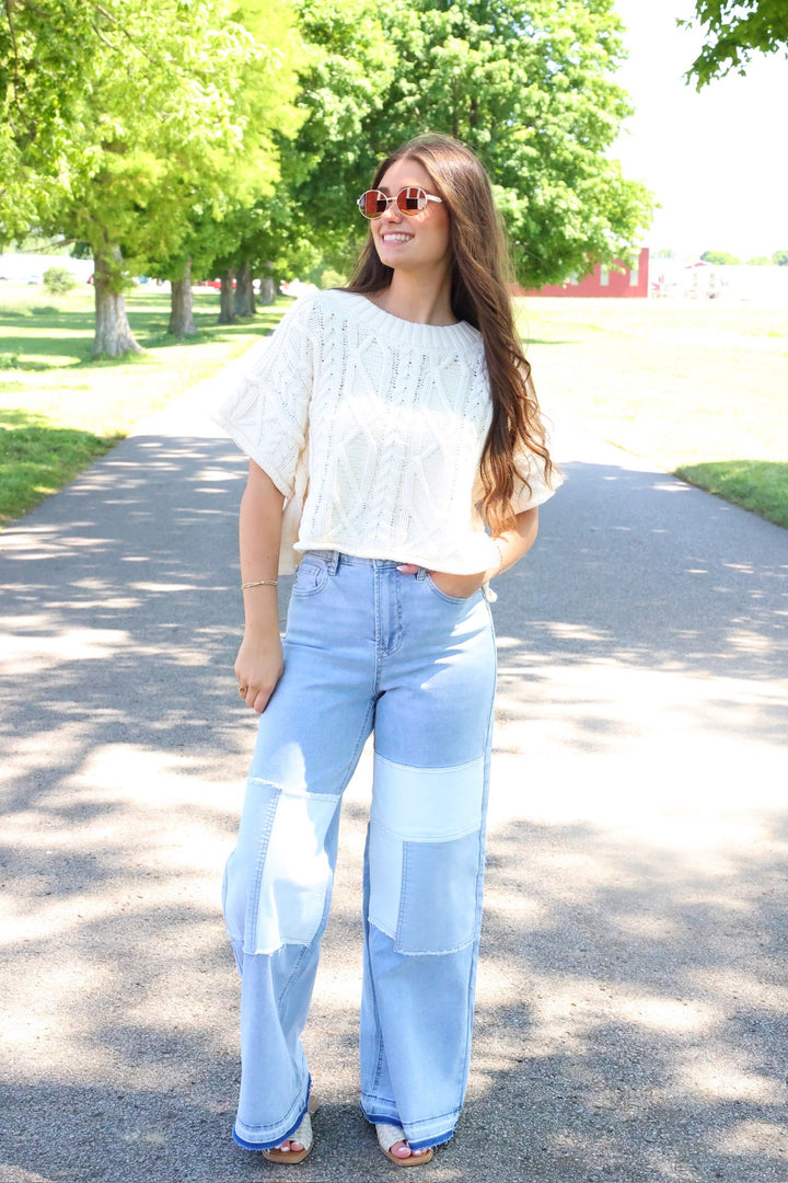 Allyson Patch Jeans