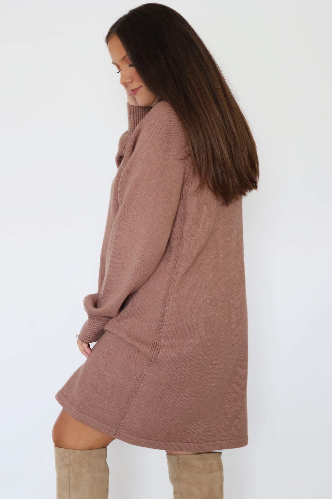 Celia Turtleneck Sweater Dress (FINIAL SALE)