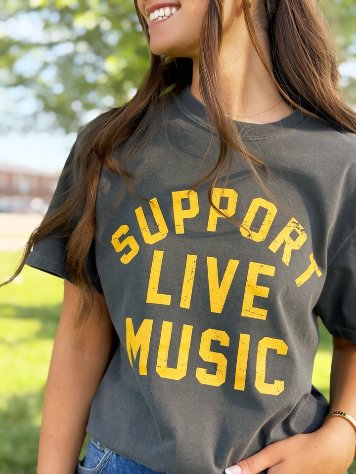 Support Live Music Tee
