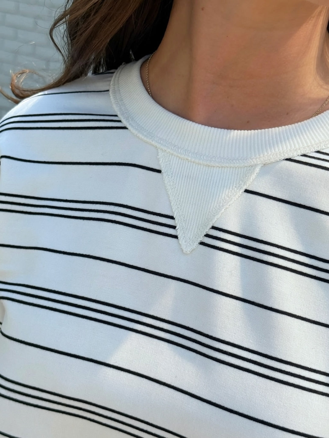 Stand Out Stripe Sweatshirt