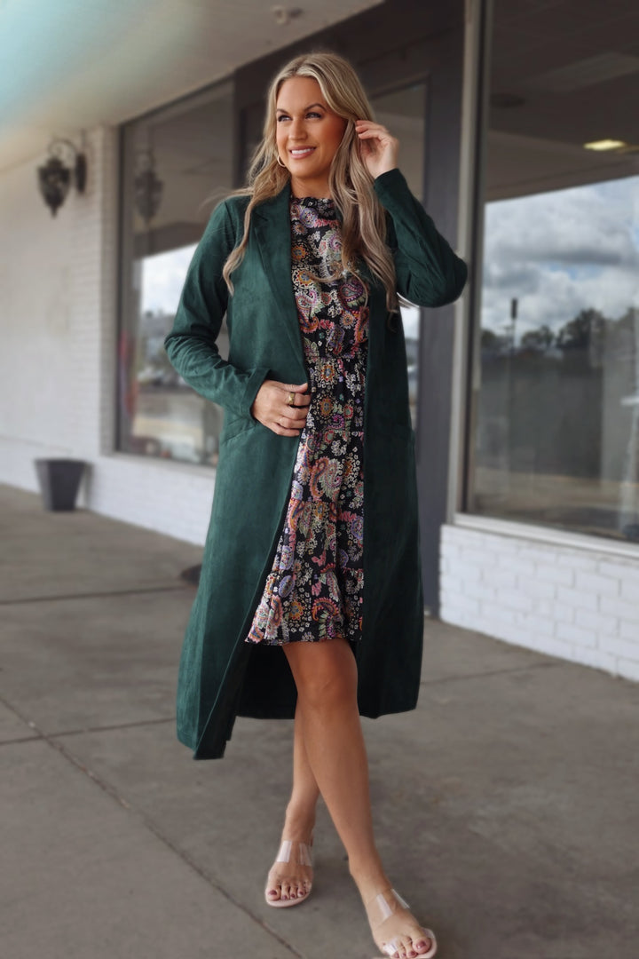 Jameson Cardigan- Hunter Green-FINAL SALE