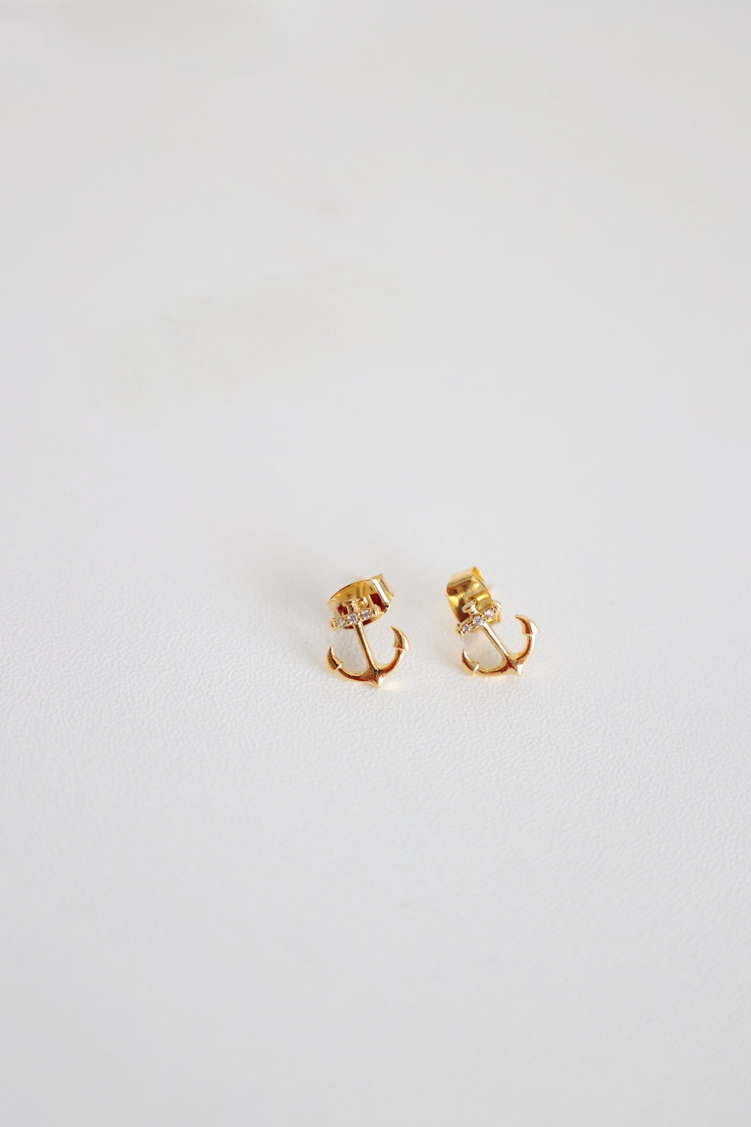 Anchor Stud Earrings