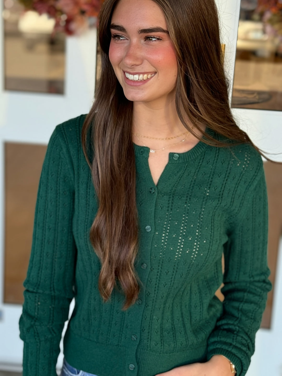 Martina Cardigan- Green