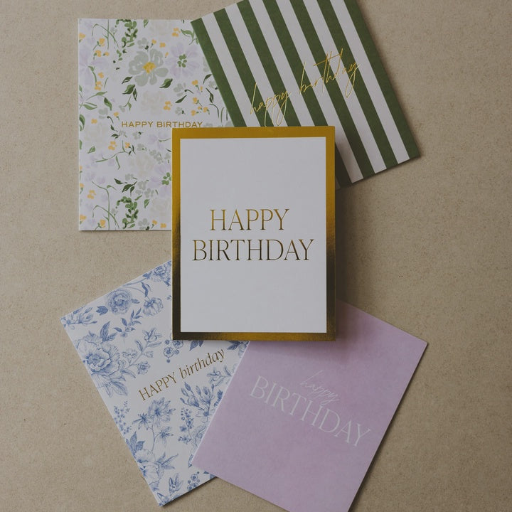 Happy Birthday Boxed Card Set