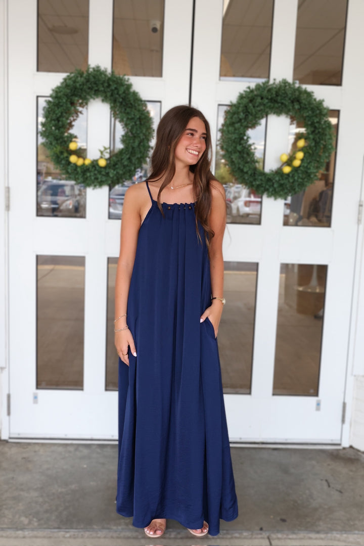 Breezy Beaded Maxi Dress