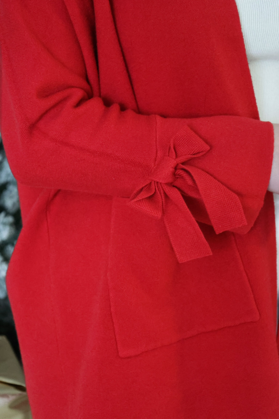 Heavenly Luxe Bow Cardigan-(FINAL SALE)