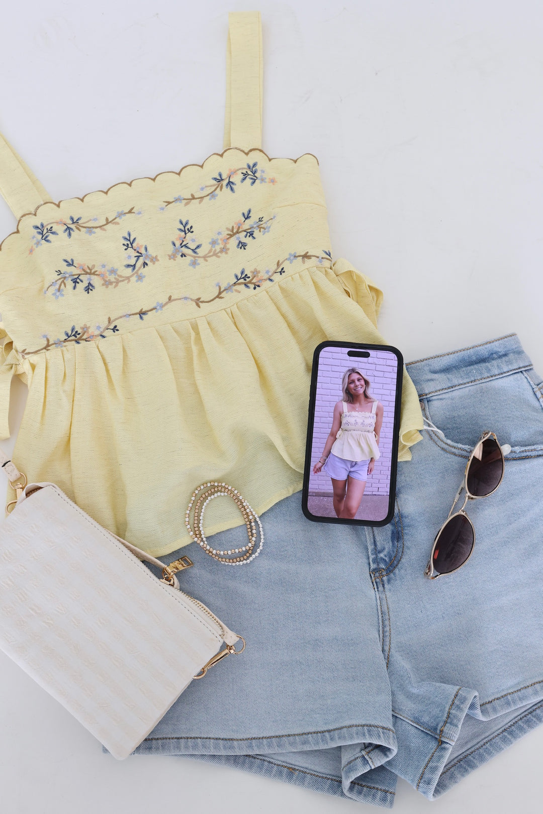Maren Side Tie Top