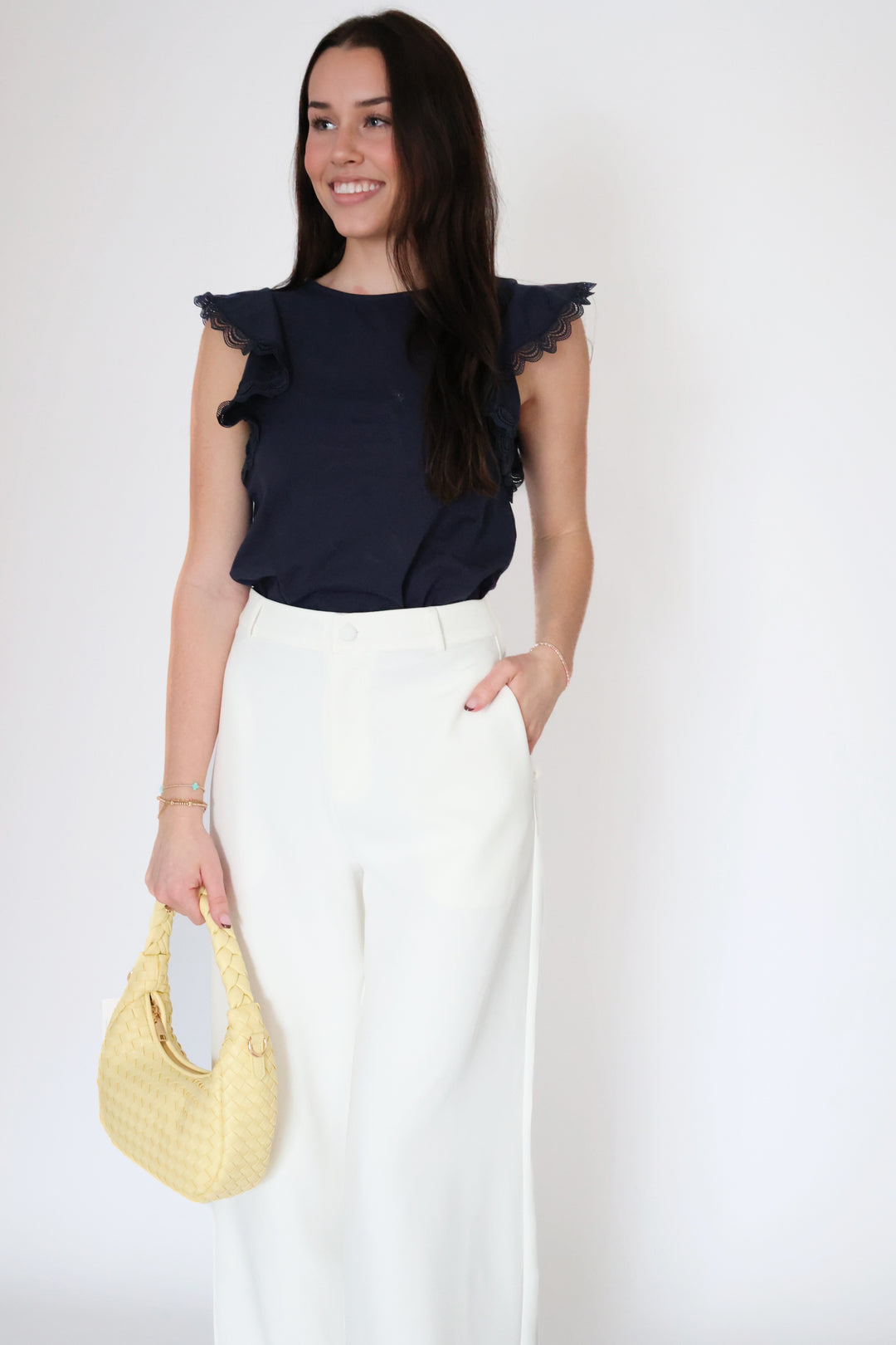 Augusta Lace Tee(final sale)