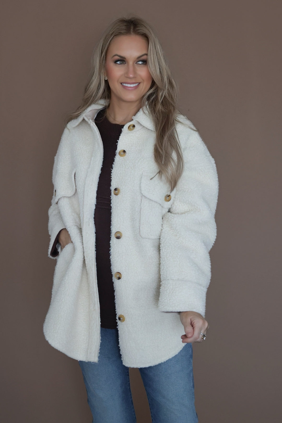 Sheep Fur Jacket-(FINAL SALE)