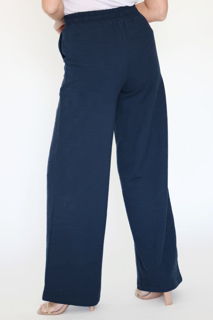 Andre Wide Leg Pant- Eclipse