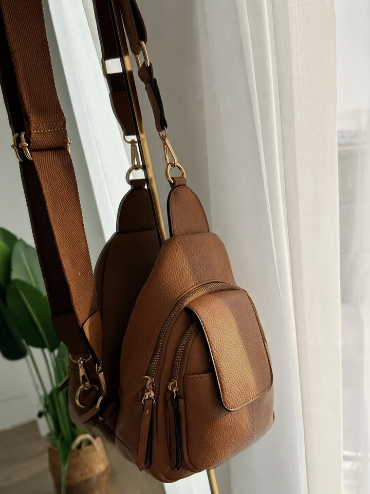 Sophia Sling Bag- Mocha