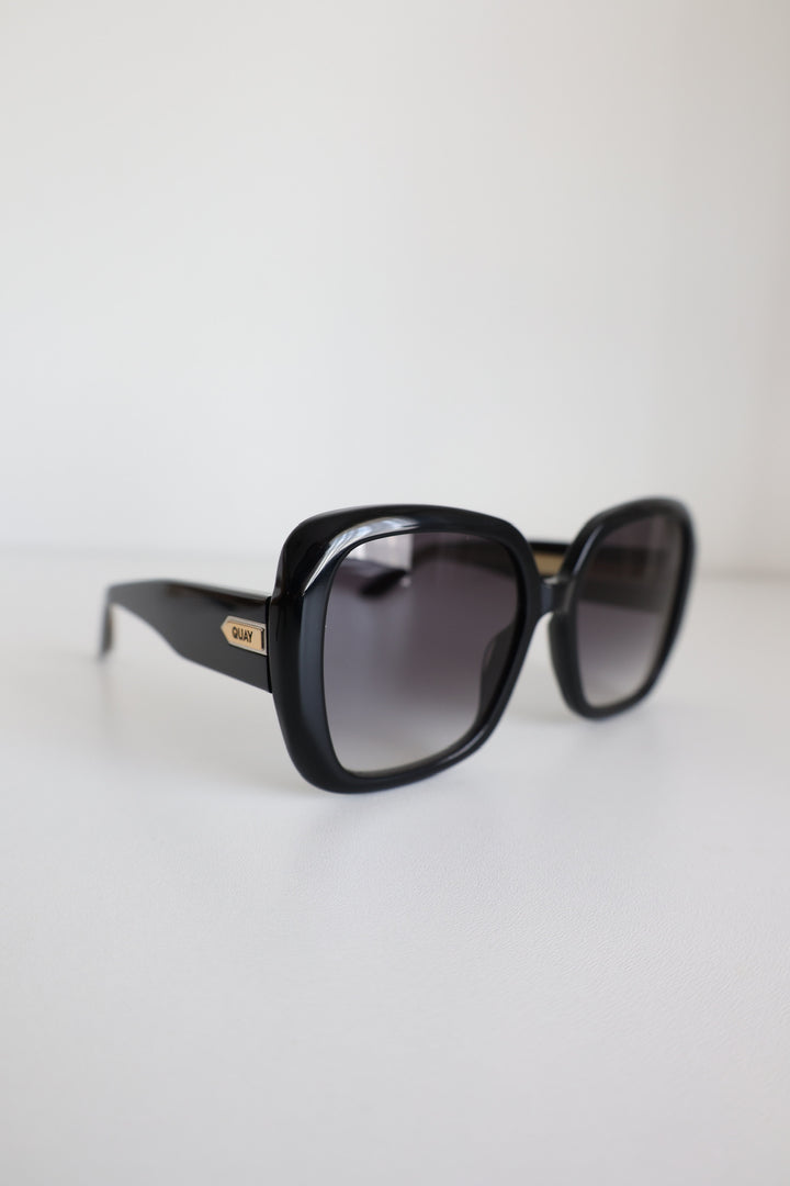 Quay - Black/Smoke Full Glam Sunglasses
