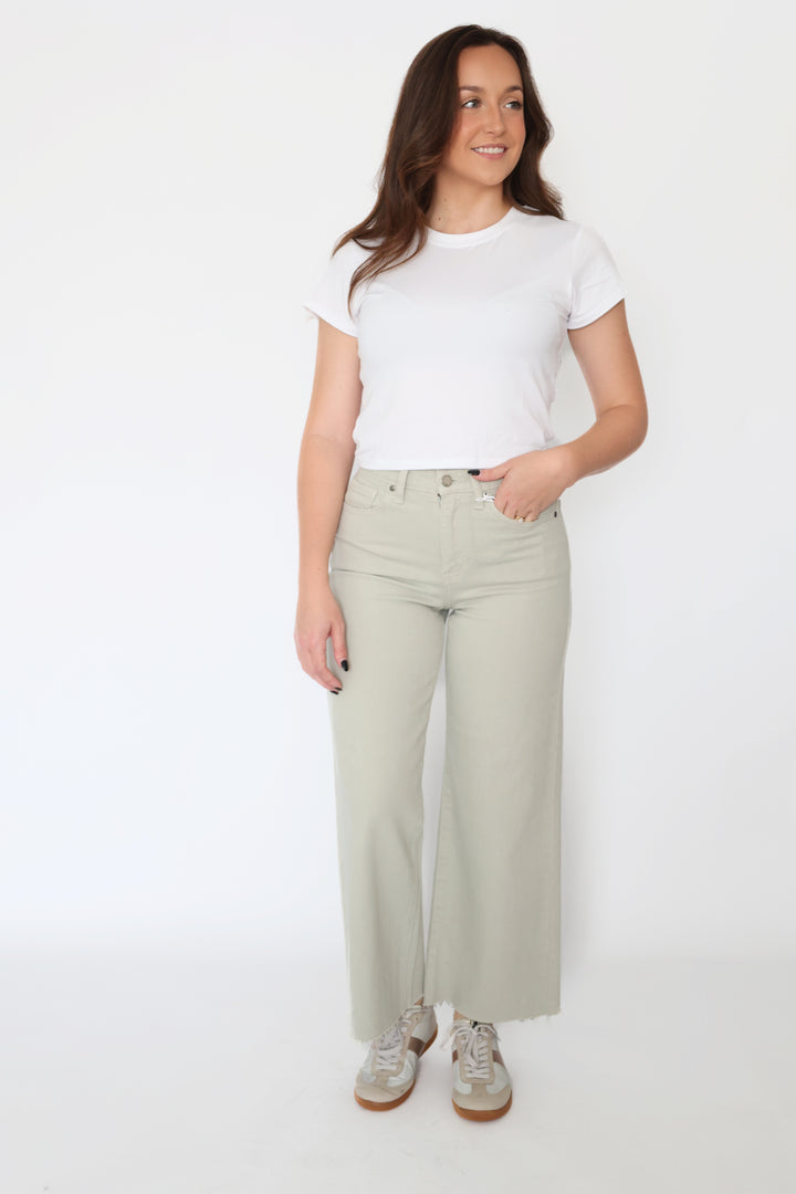 Crosley Wide Leg- Olive