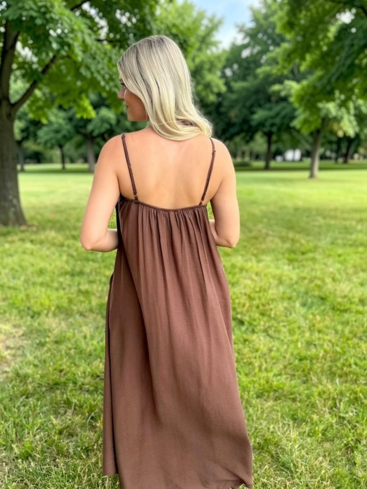 Hudson Pleated Maxi