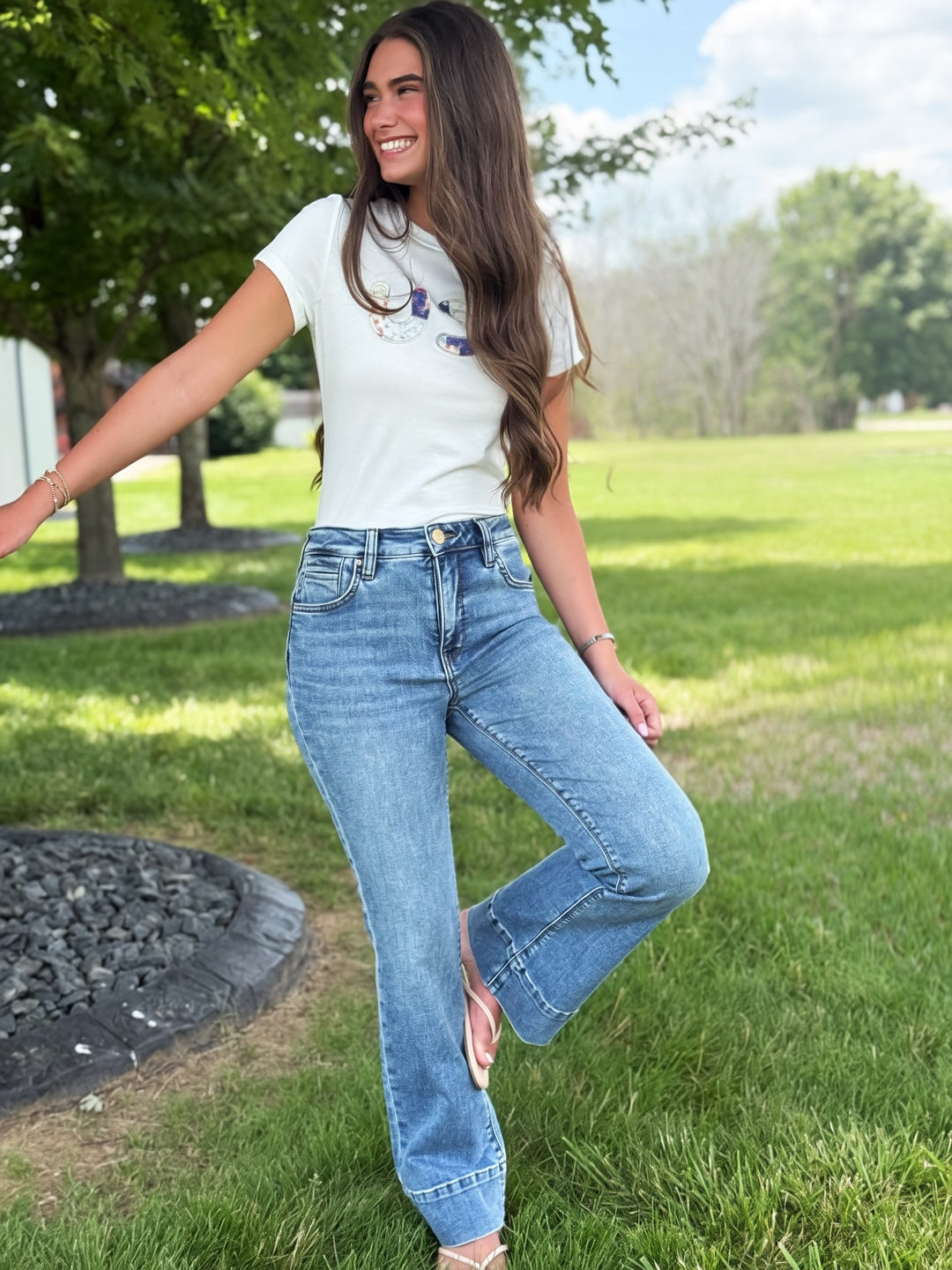 USA Patchwork Tee
