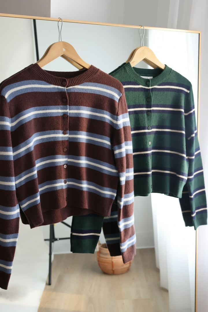 Sessions Cardigan- Brown