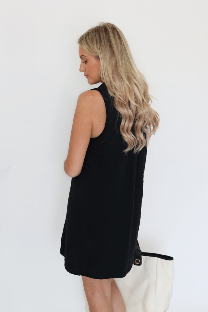 New Light Textured Mini Dress