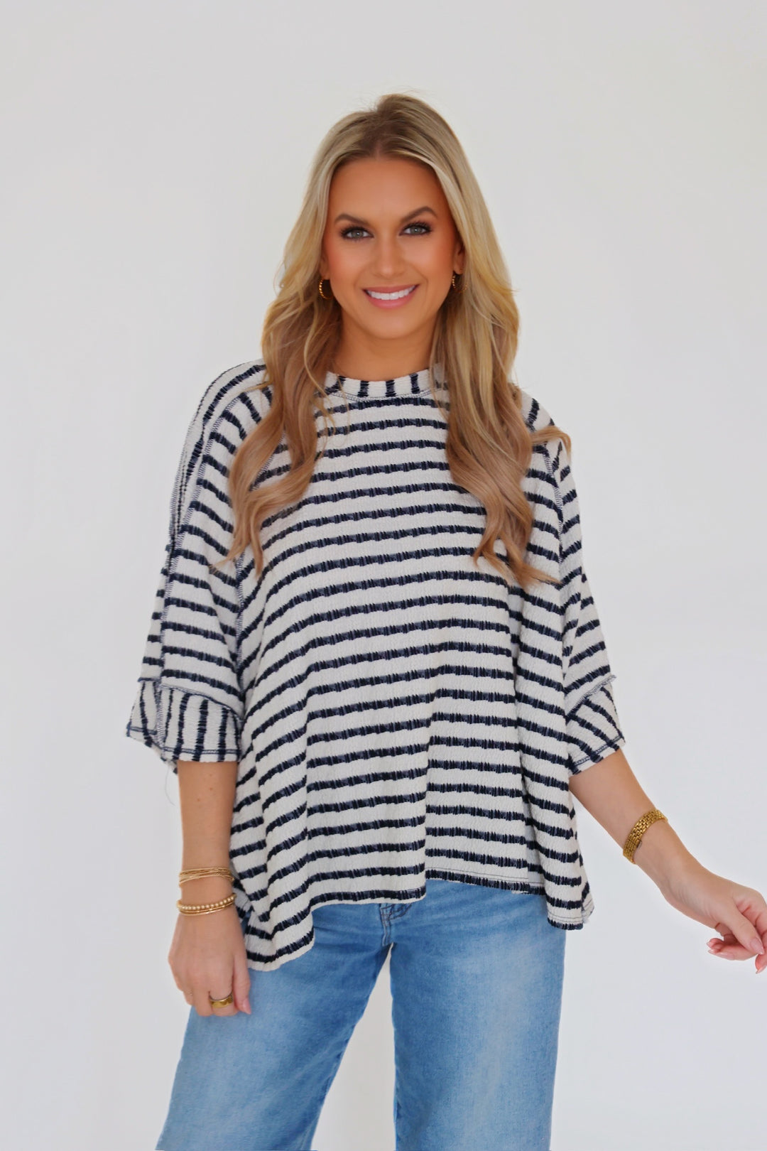 Kara Top- Navy