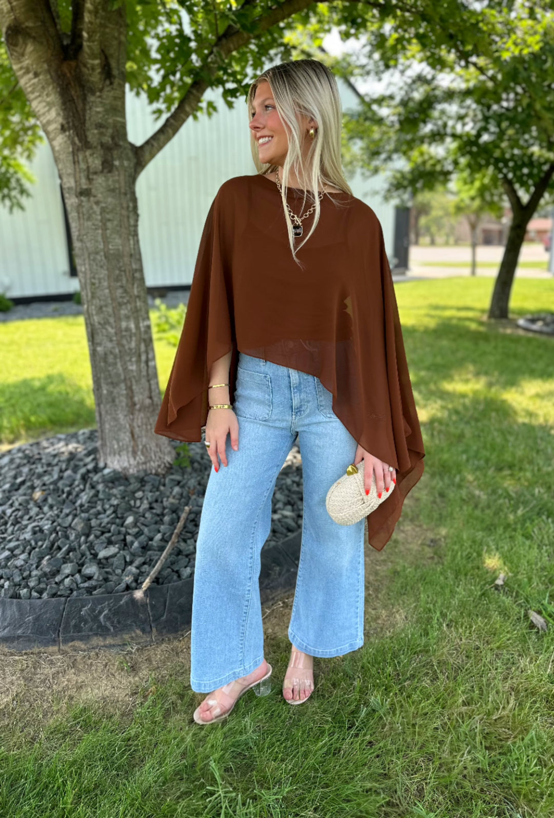 Mellow Poncho Top