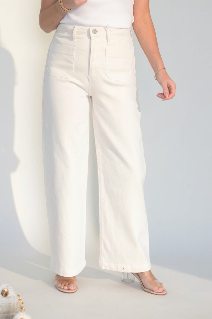 Melanie Jeans- Cream