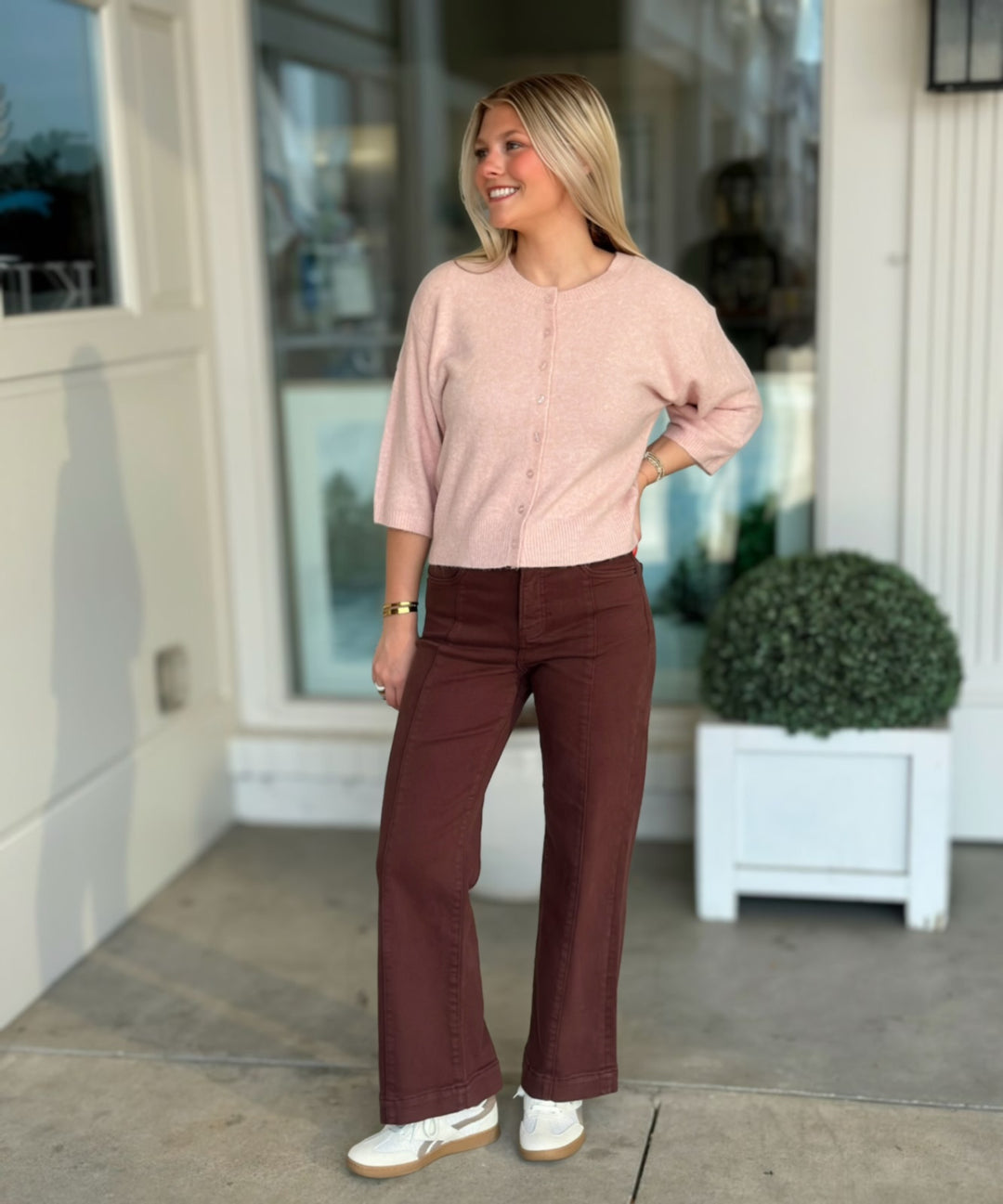 Valor Cardigan- Soft Blush