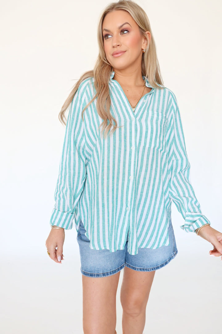 The Perfect Linen Top- La Palma