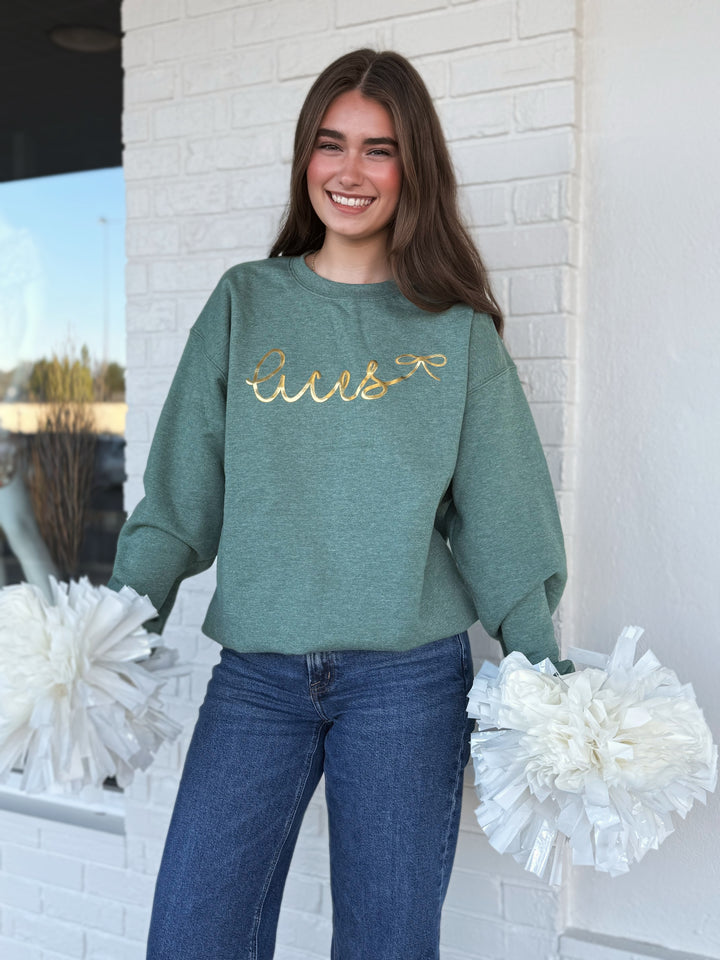 Aces Bow Sweatshirt