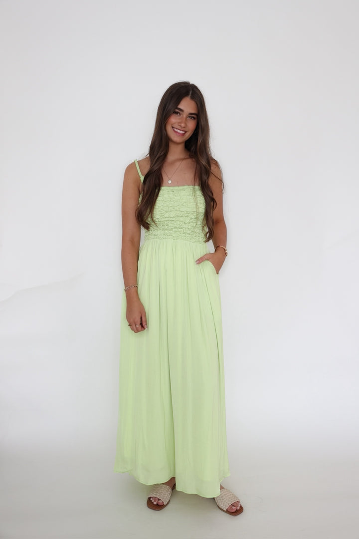 Jo Smocked Maxi Dress