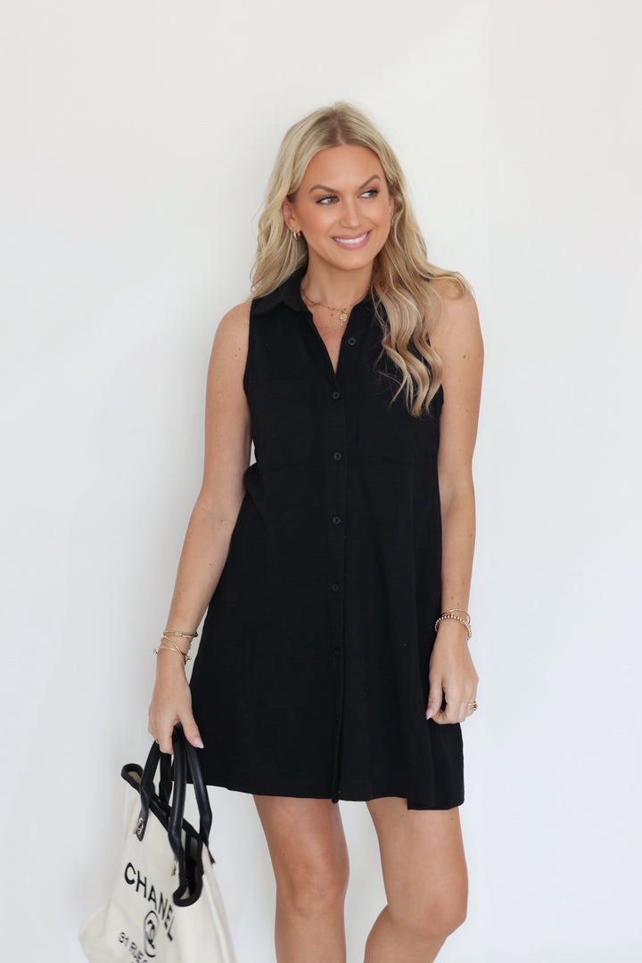 New Light Textured Mini Dress