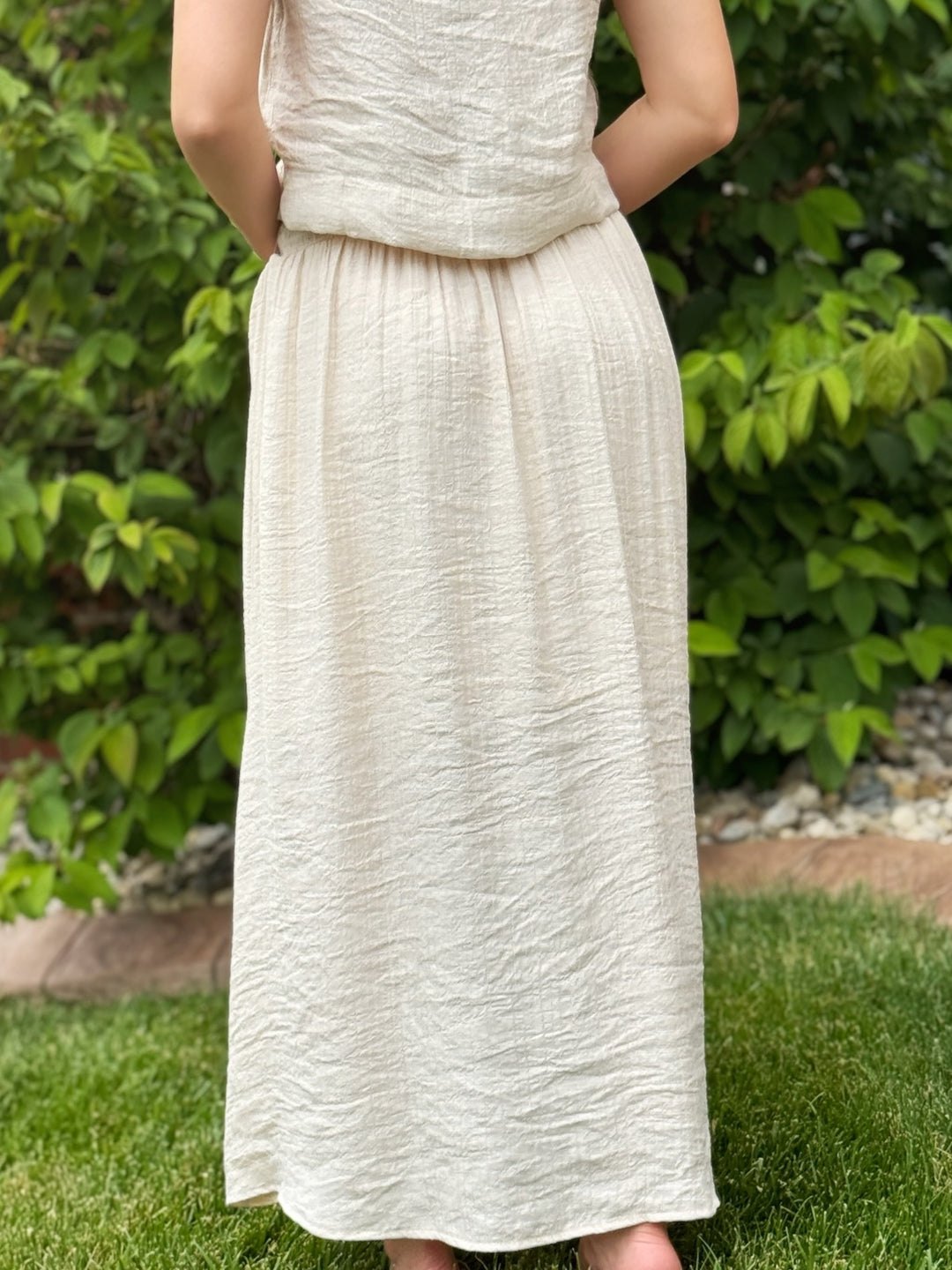 Sally Button Skirt