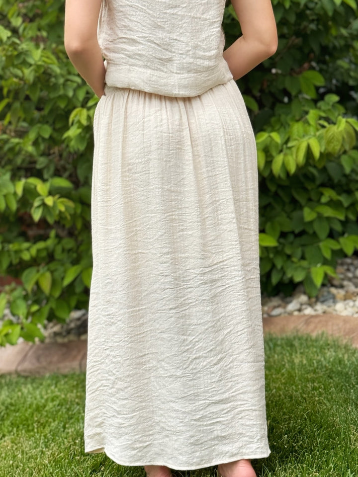 Sally Button Skirt
