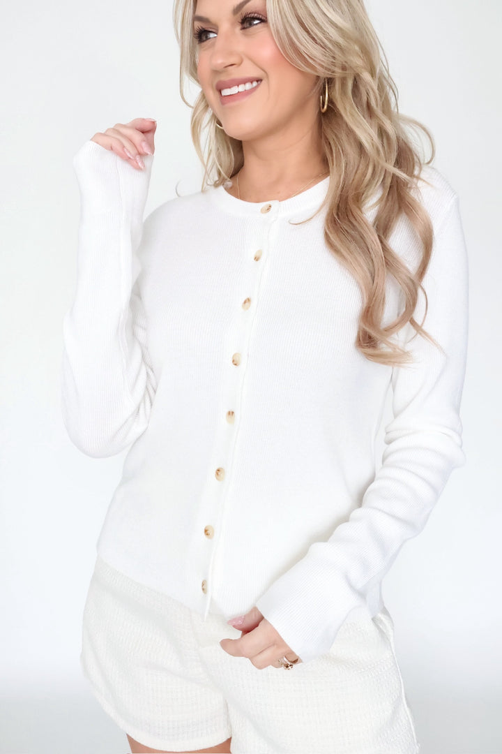 Explain Cardigan- Off White